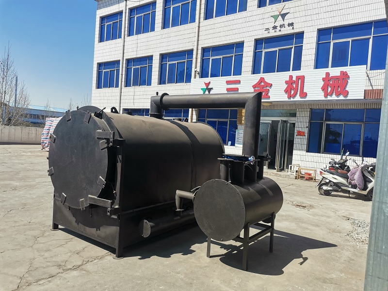 Small Air Flow Wood Charcoal Carbonizaton Furnace