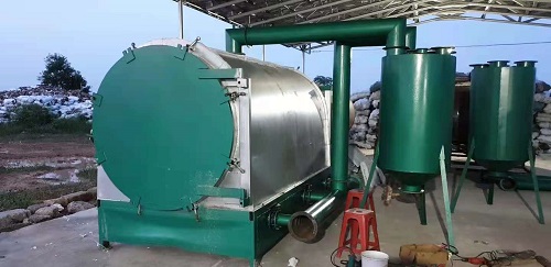 Wood charcoal carbonziation furnace