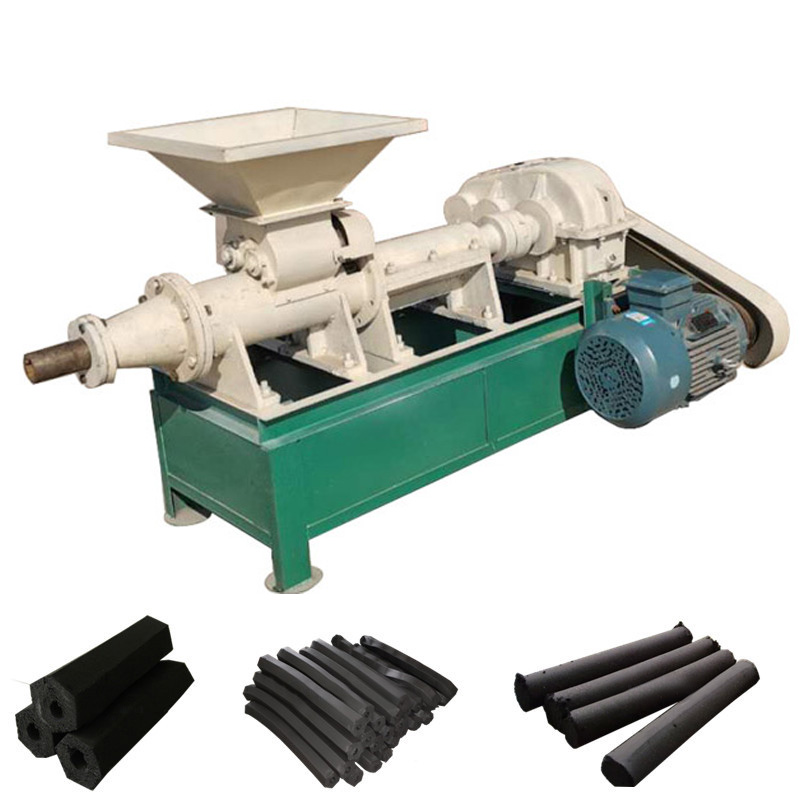 Charcoal Rods Extruding Briquette Making Machine