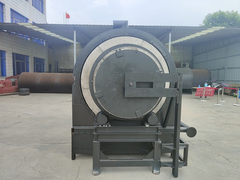 New design rotory sawdust charcoal furnace