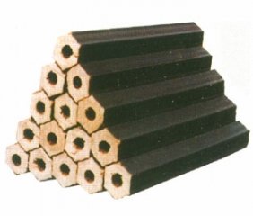 Hexagon shape biomass briquettes making machinery from wood waste