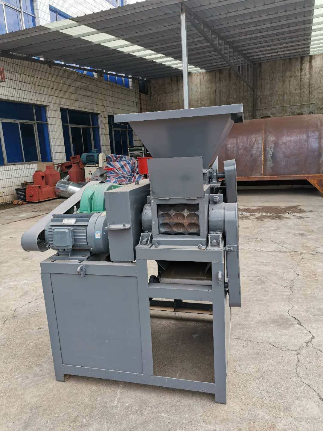 coal dust briquette roller press machine